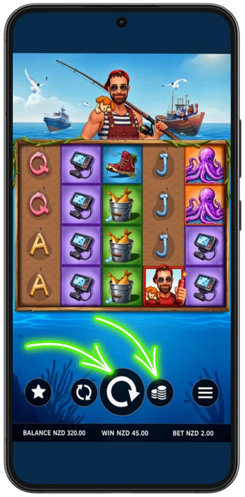 Online pokie gameplay with NZD balance