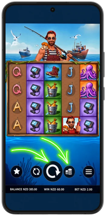 Slot game screen